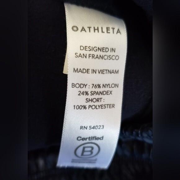 Athleta Women's Navy Blue Rainier 2 in 1 Tights Size M - Picture 5 of 9